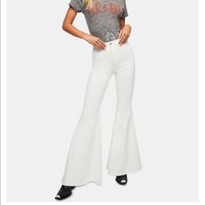 White Free People Flares